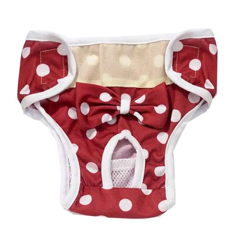 S-XL Dog Diapers Physiological Pant Puppy Female Panties Shorts Underwear Washable Female Dog Diper Panties Pet Dog Cat Clothes
