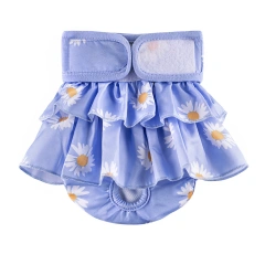 Female Dogs Diaper Washable Pets Physiological Pants Sanitary Panties Leakproof Menstrual Underwear for Small Large Dogs Shorts