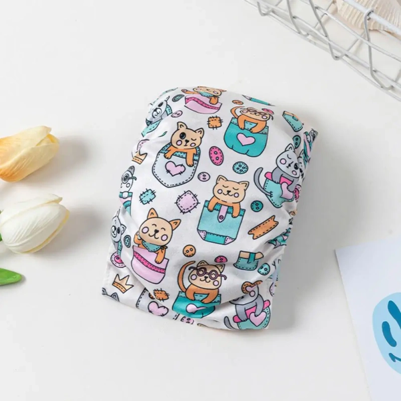 Dog Shorts Adjusting Physiological Pants Pet Underwear Pet Physiological Pants Clean Cute Printing Dog Puppy Reusable Sanitary