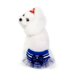 Washable Dogs Diaper Sanitary Pants Bow Tie Decor Cotton Pet Physiological Dog Menstruation Underwear Puppy Shorts Dogs Supplies