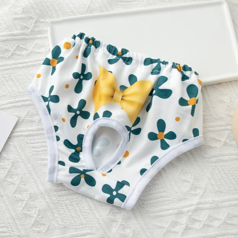 Pet Physiological Pant Dog Diaper Sanitary Washable Female Dog Shorts Panties Menstruation Underwear Briefs Pet Products