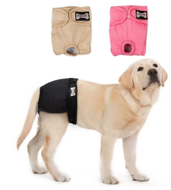 Female Dog Underwear Panties Menstruation Shorts Briefs Jumpsuit Sanitary Shorts For Dog Washable Pet Physiological Pant Diaper