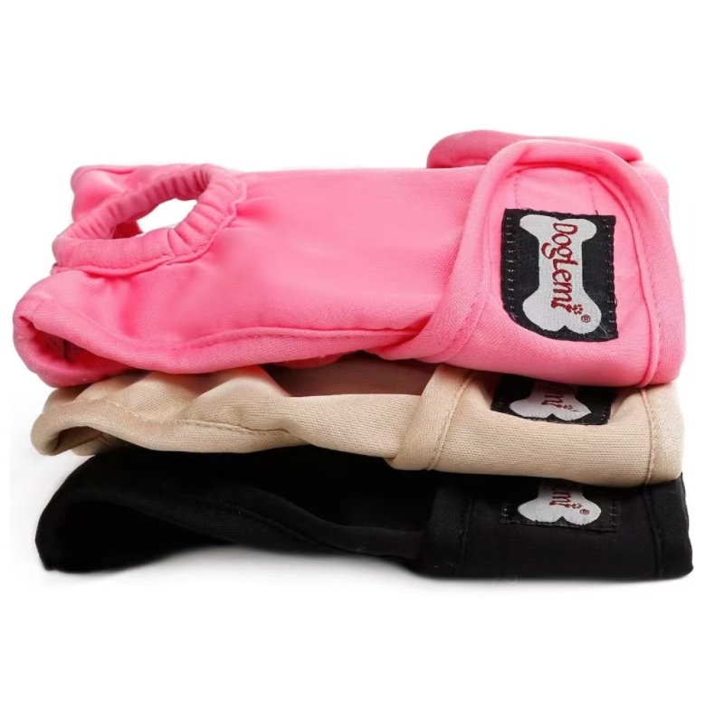 Female Dog Underwear Panties Menstruation Shorts Briefs Jumpsuit Sanitary Shorts For Dog Washable Pet Physiological Pant Diaper