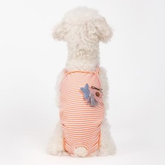 Striped Pet Physiological Pants One-Piece Strap Dog Menstrual Pants Teddy Bichon Bear Puppy Sanitary Pants Dog Underpants Shorts
