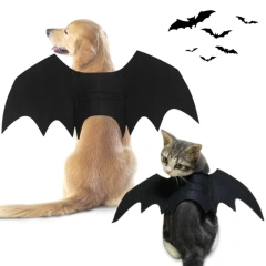 Halloween Cats and Dogs Dress Up Pets Transformation Costumes Bat Wings Halloween Funny Atmosphere Pet Supplies