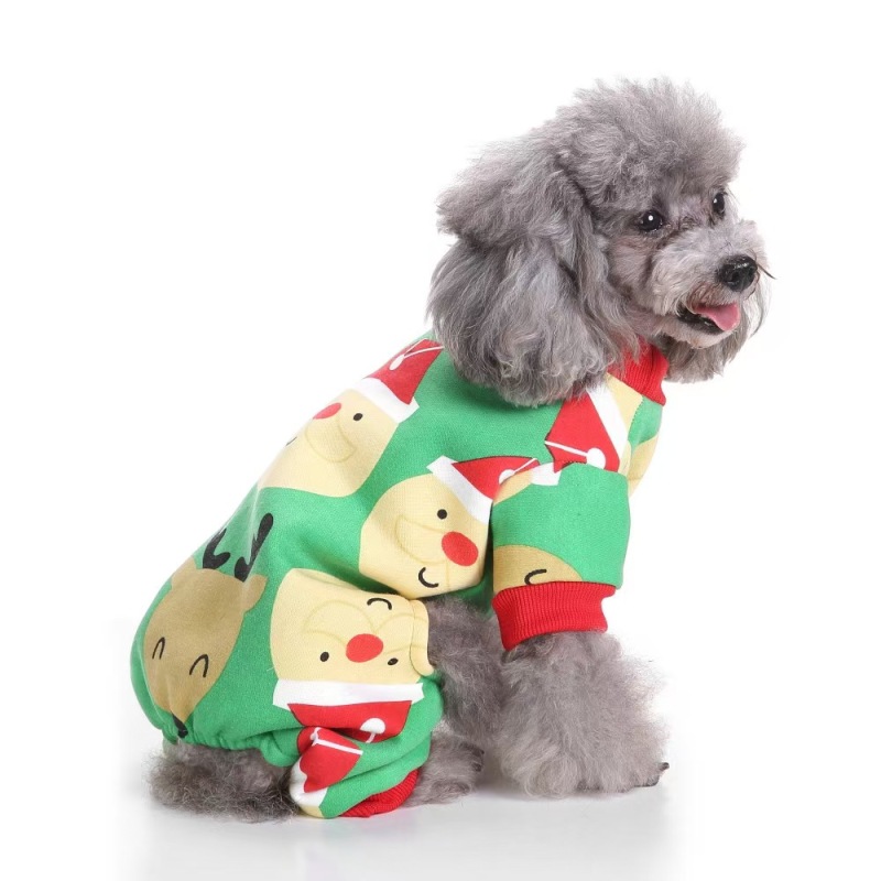 Puppy Fancy Dress,Christmas Santa Costume, Halloween Cat Costume, Pet Clothes, Christmas Suit with Cap for Dogs and Cats