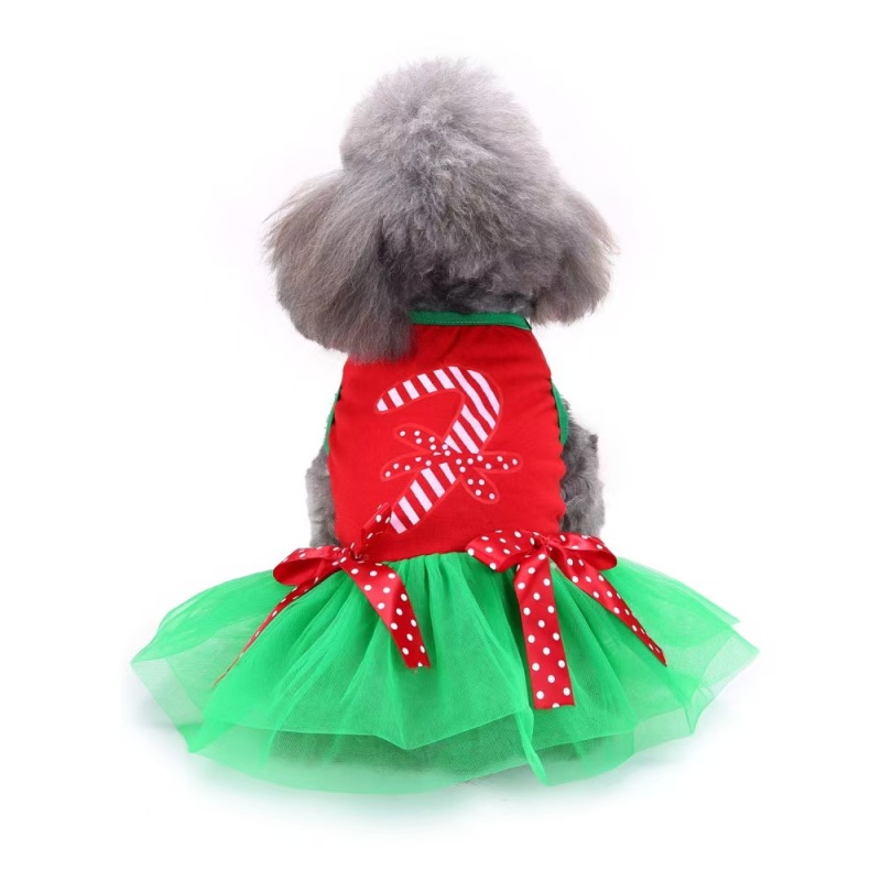Puppy Fancy Dress,Christmas Santa Costume, Halloween Cat Costume, Pet Clothes, Christmas Suit with Cap for Dogs and Cats