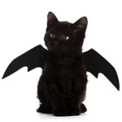 Halloween Cats and Dogs Dress Up Pets Transformation Costumes Bat Wings Halloween Funny Atmosphere Pet Supplies