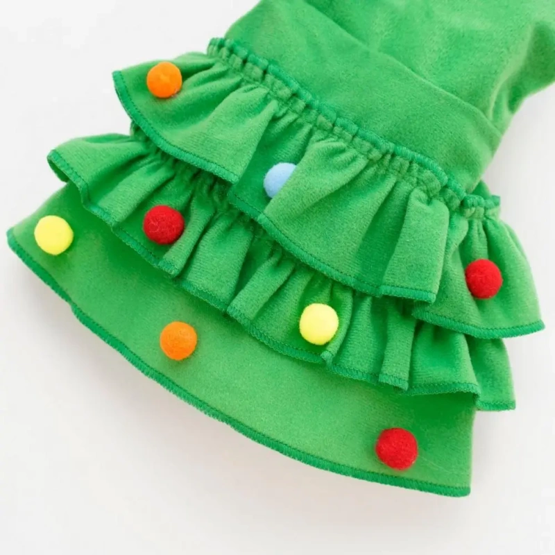 Pet Christmas Cloak Cosplay Costume Plush Ball Star Decor New Year Dog Cat Photo Prop Winter Fall Pet Clothes Holiday Cape Shawl