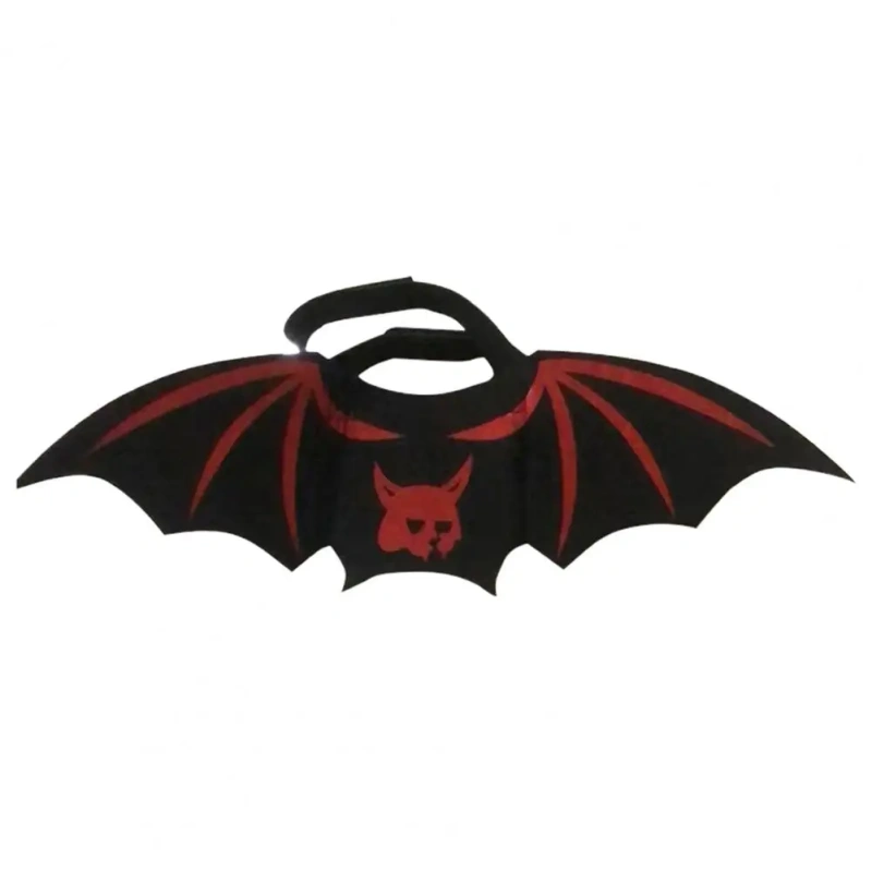 Dog Cat Bat Wings Costume Cartoon Pattern Easy-wearing Decorative Felt Cloth Bat Wings Costume Pet Ornament Pet Supplies
