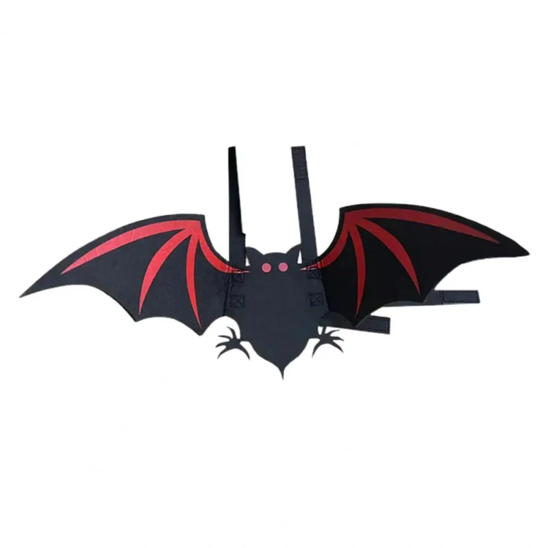 Dog Cat Bat Wings Costume Cartoon Pattern Easy-wearing Decorative Felt Cloth Bat Wings Costume Pet Ornament Pet Supplies