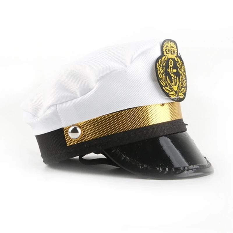 Christmas Pet Hat Captain Pirate Hat for Dog Dress Up Supplies Lovely Halloween Carnival Clothes Pet Accessory