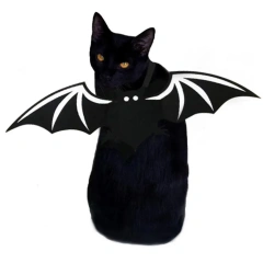 Dog Cat Bat Wings Costume Cartoon Pattern Easy-wearing Decorative Felt Cloth Bat Wings Costume Pet Ornament Pet Supplies