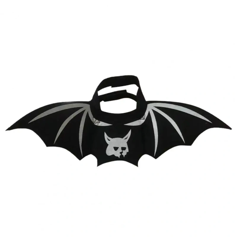Dog Cat Bat Wings Costume Cartoon Pattern Easy-wearing Decorative Felt Cloth Bat Wings Costume Pet Ornament Pet Supplies