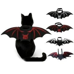 Dog Cat Bat Wings Costume Cartoon Pattern Easy-wearing Decorative Felt Cloth Bat Wings Costume Pet Ornament Pet Supplies