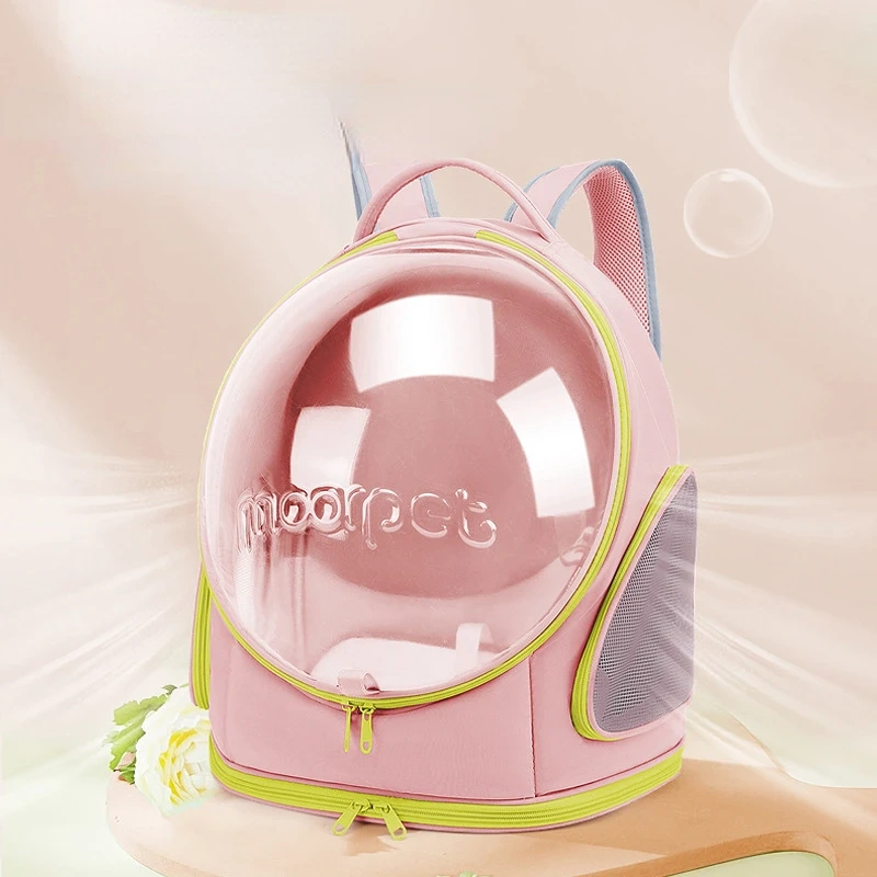 Cat Carrying Bag Space Pet Backpack Breathable Portable Transparent Backpack Puppy Dog Transport Carrier Space Capsule Bag Pets