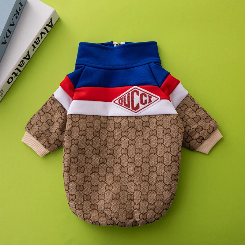 Pet Denim Shirt Small Dog Puppy Clothing Luxury Pomeranian Spring Summer Coats Jackets Dogs Cats Hooded Shirts Pet Supplies