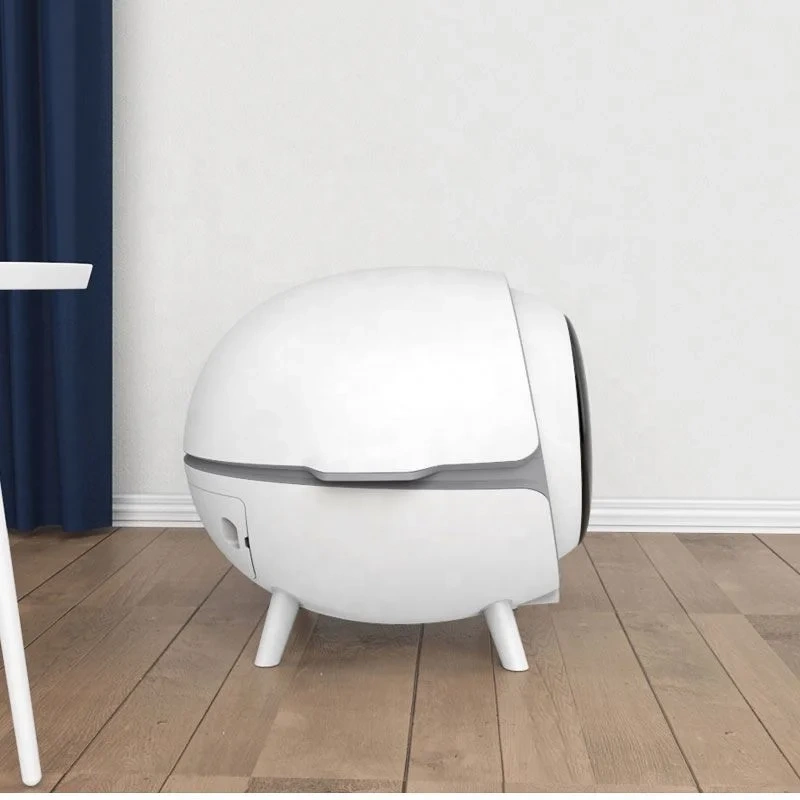 Big Size Cat Litter Box Easy Clean Fully Enclosed Cat Toilet , Reduce Litter Scatter Up to 95% , Shovel & Deodorizer
