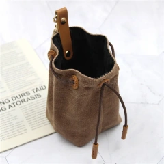Pouch Dog Treat Pouch Food Storage Pet Training Portable Dog Training Treats Snack Bag with Drawstring for Small