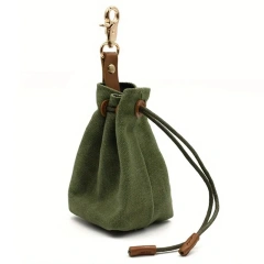 Pouch Dog Treat Pouch Food Storage Pet Training Portable Dog Training Treats Snack Bag with Drawstring for Small
