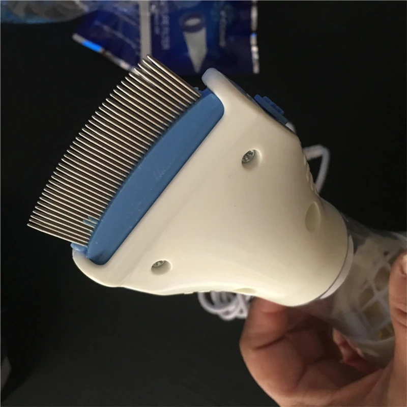 Multi functional Electric Cat Dog Lice Remover Removes Fleas Ticks hair Cleaner with Filter Screen Comb Pet Cleaning Supplies
