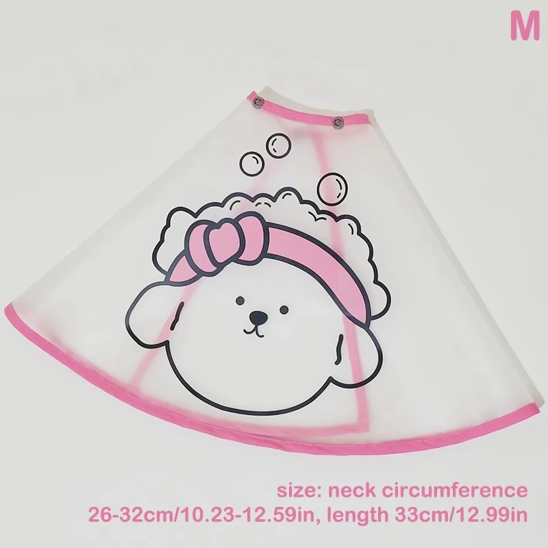 Pets Dogs Clothes Cloak Haircut Cloak Jacket For Dogs Cats Tear Stain Facial Care Waterproof Raincoat Cape Cloth Pet Supplies