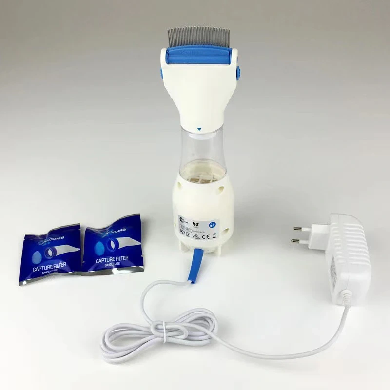 Multi functional Electric Cat Dog Lice Remover Removes Fleas Ticks hair Cleaner with Filter Screen Comb Pet Cleaning Supplies