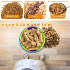 Pet Slow Food Bowl 3-Layers Puzzle Puppy Choke-proof Non-slip Feeder Reusable Dog Slow Eating Interactive Game Toy Pet Supplies