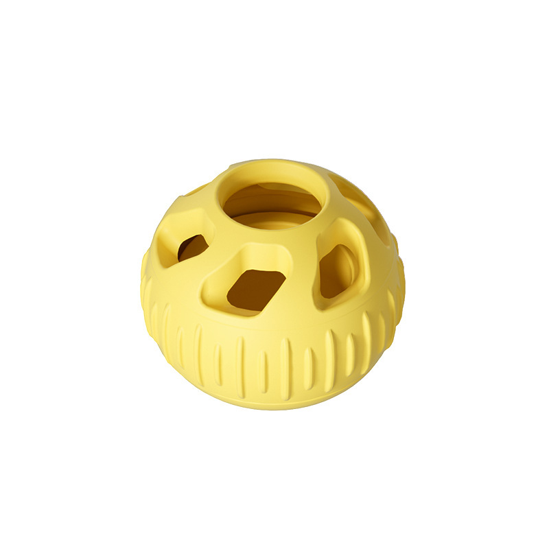 Dog Silicone Slow Food Ball Bite Resistant Slow Food Ball Safe Slow Food Ball Help Grinding Teeth for Pets