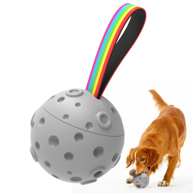 ZMaker 2024 New Rubber Pet Slow Licking Snack Ball Toy Freezable Fillable Interactive Chew Toy Dog Treat Ball