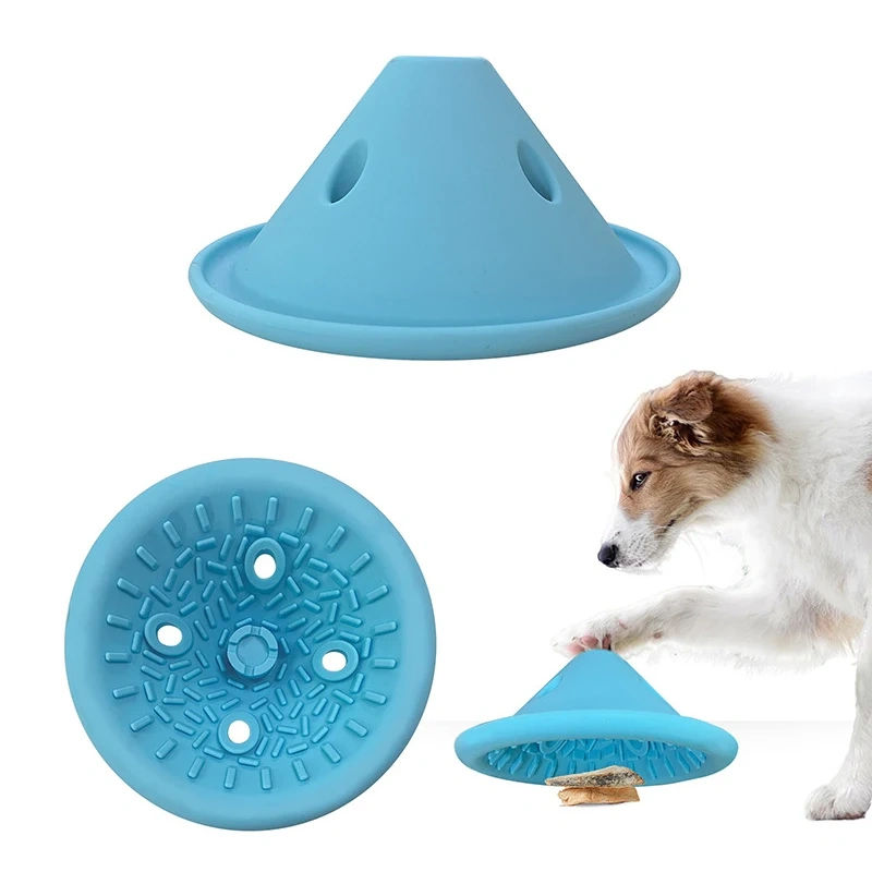 Silicone Dog Slow Food Bowl Funny Pet Dog Slow Feeder Bowl Interactive Toys for Small Medium Large Dogs Pet Supplies