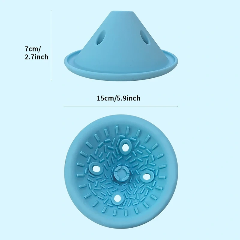Silicone Dog Slow Food Bowl Funny Pet Dog Slow Feeder Bowl Interactive Toys for Small Medium Large Dogs Pet Supplies