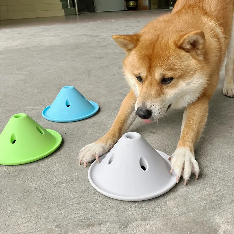 Silicone Dog Slow Food Bowl Funny Pet Dog Slow Feeder Bowl Interactive Toys for Small Medium Large Dogs Pet Supplies