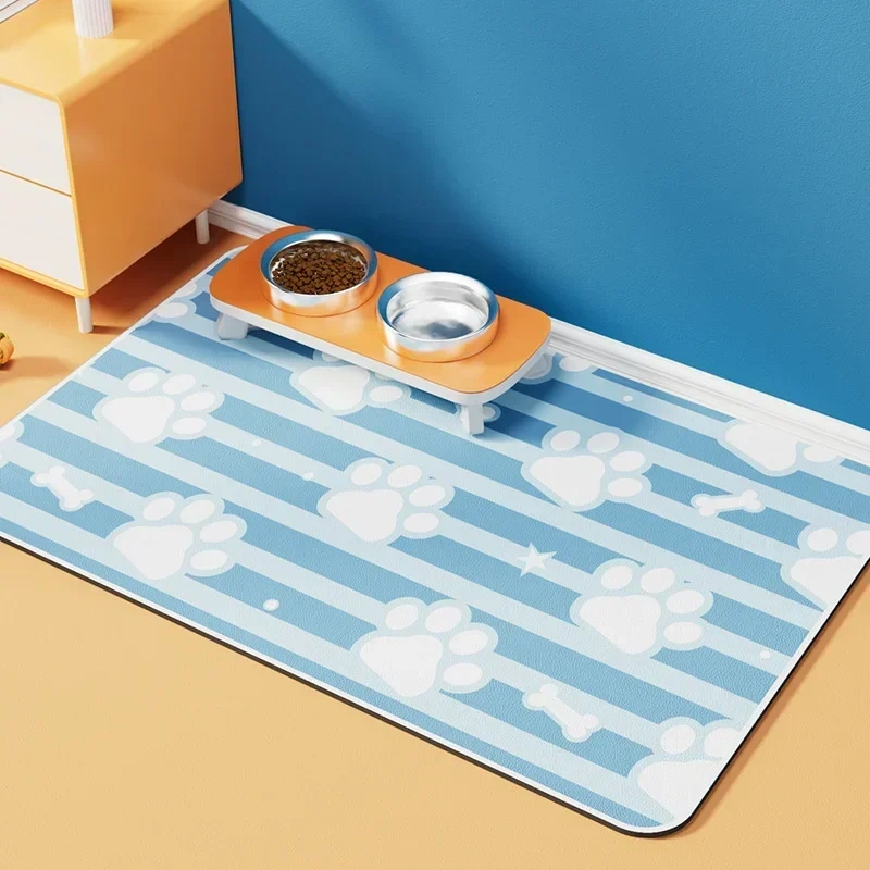 Pet cat and dog meal mats, feeding mats, waterproof, quick drying, easy to clean, beautiful supplies, cat mats, cat products