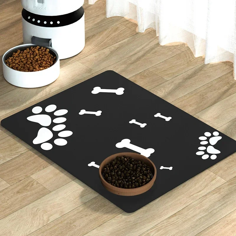 Pet cat and dog meal mats, feeding mats, waterproof, quick drying, easy to clean, beautiful supplies, cat mats, cat products