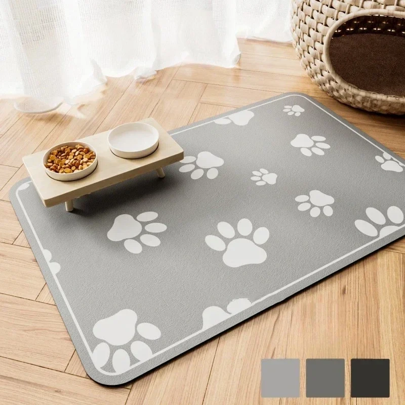 Pet cat and dog meal mats, feeding mats, waterproof, quick drying, easy to clean, beautiful supplies, cat mats, cat products