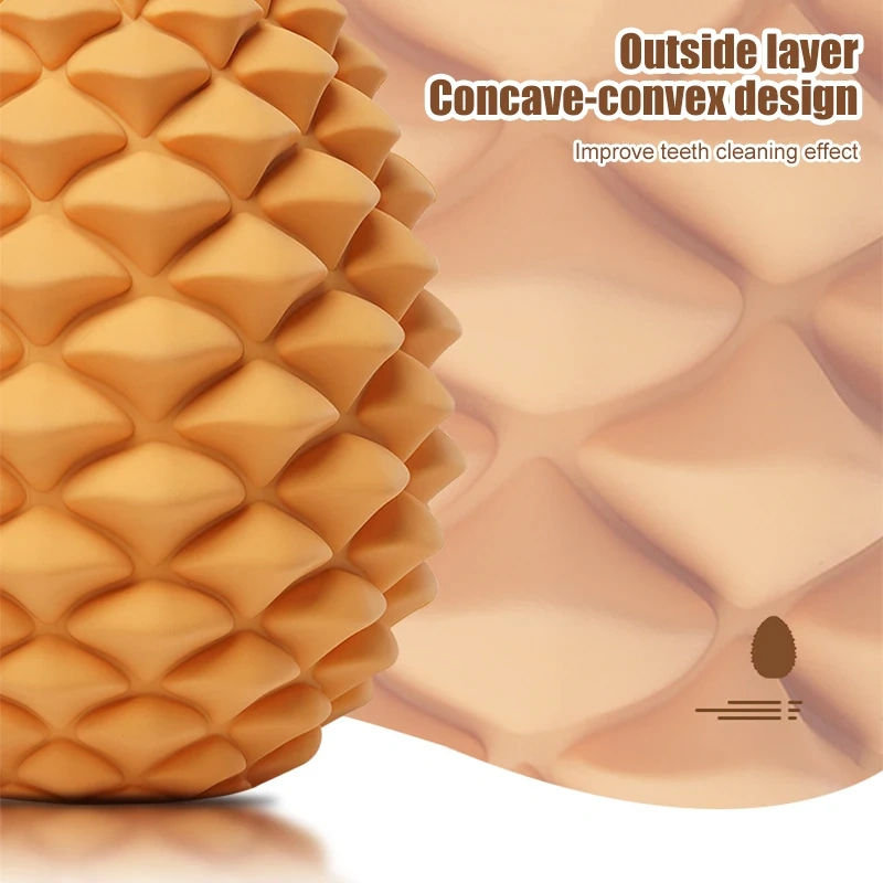 Dog Spill Toy Biomimetic Pineapple Dog Toy Interactive Puzzle Card Food Pet Supplies Spill Ball Pet Interactive Toys
