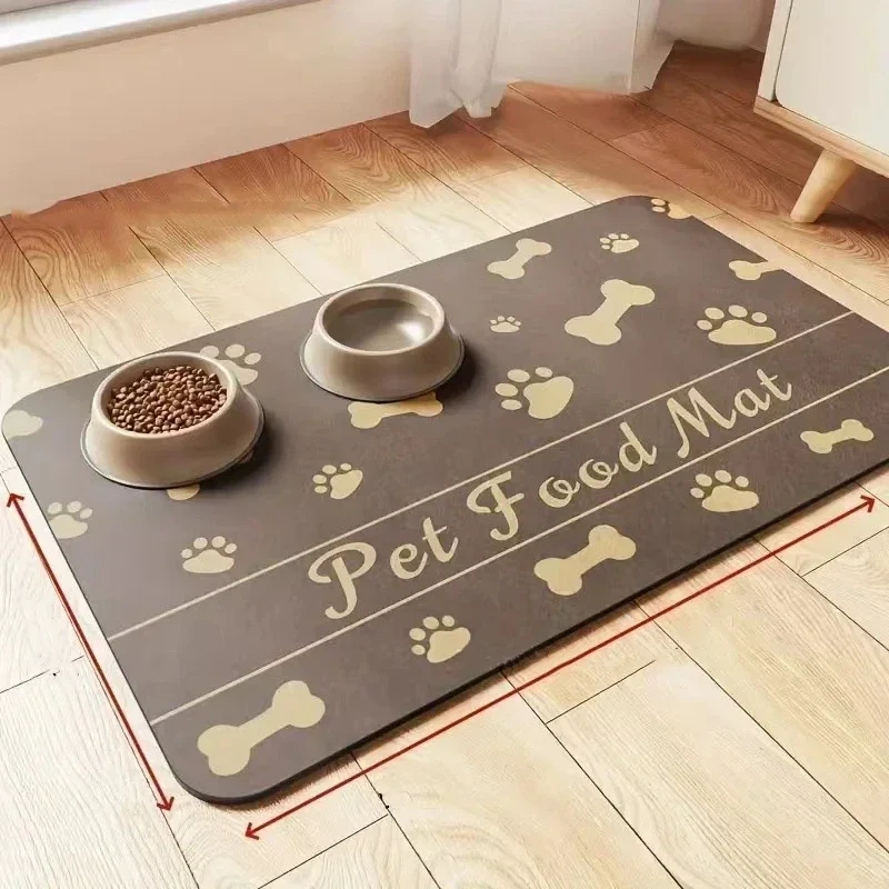 Pet cat and dog meal mats, feeding mats, waterproof, quick drying, easy to clean, beautiful supplies, cat mats, cat products