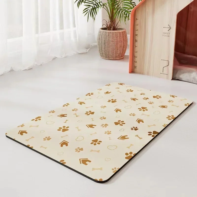 Pet cat and dog meal mats, feeding mats, waterproof, quick drying, easy to clean, beautiful supplies, cat mats, cat products