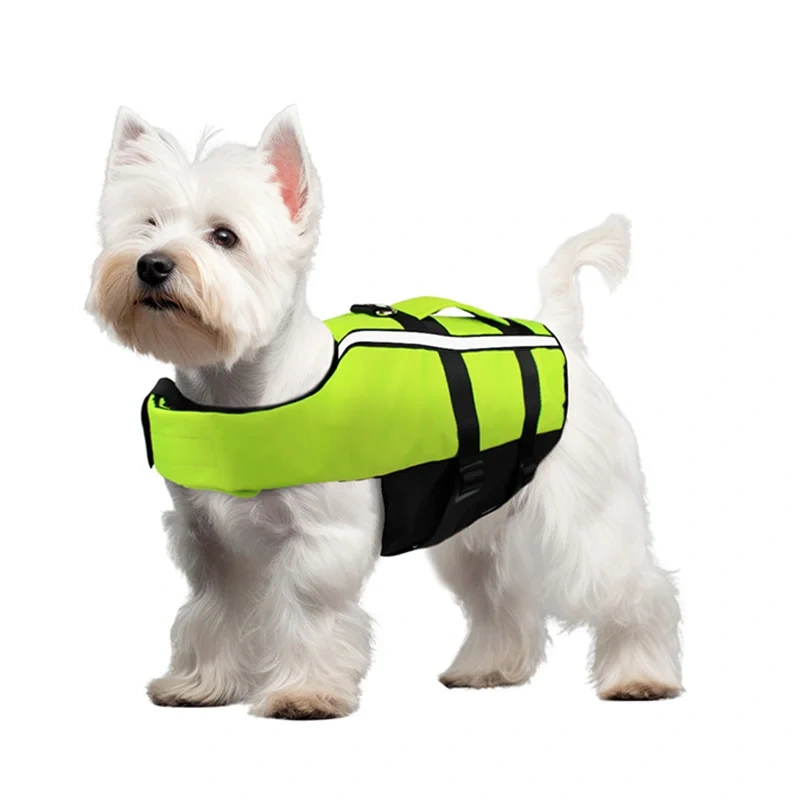 Inflatable Dog Life Jacket for Small Medium Large Dogs Boating Swimming Vest for Dogs Outdoor Portable Safe Folded Dog Swimsuit