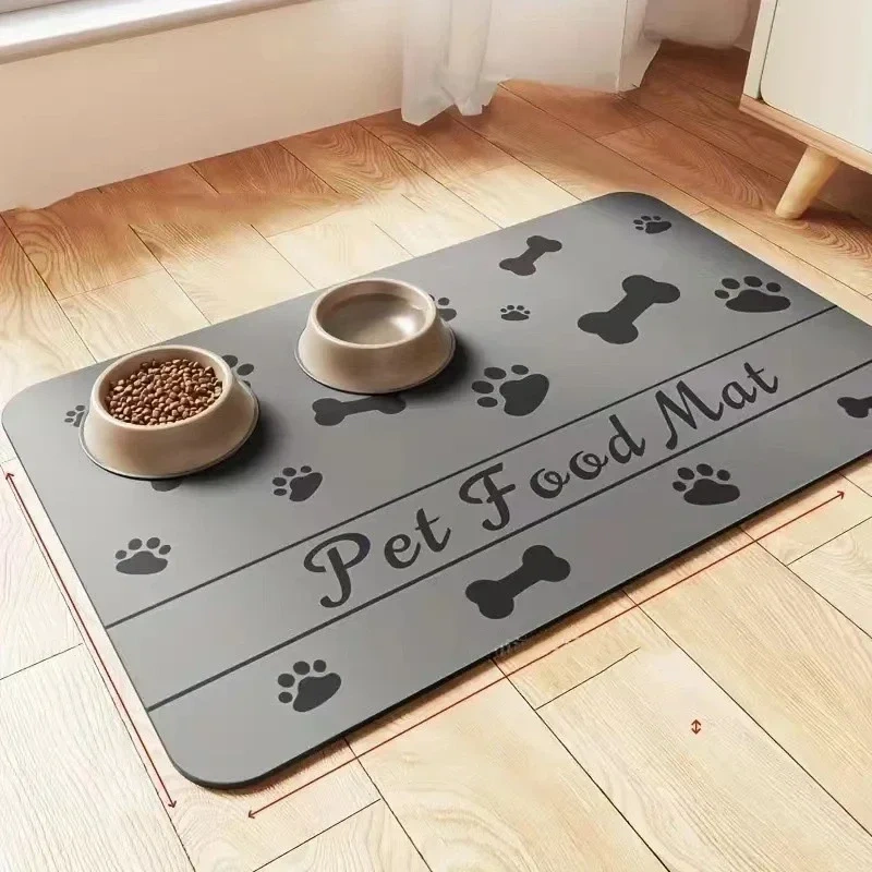 Pet cat and dog meal mats, feeding mats, waterproof, quick drying, easy to clean, beautiful supplies, cat mats, cat products