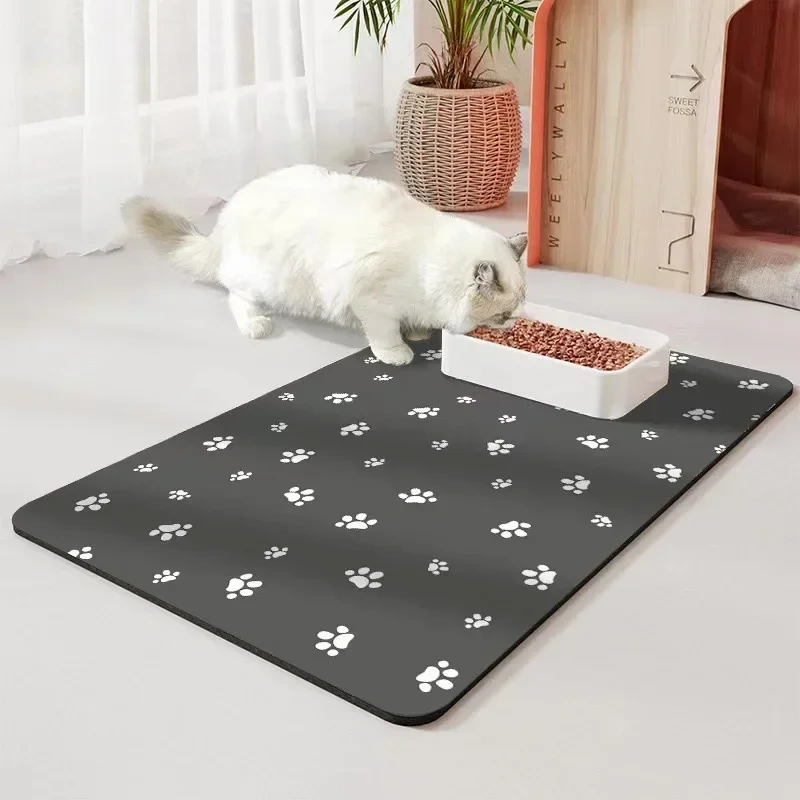 Pet cat and dog meal mats, feeding mats, waterproof, quick drying, easy to clean, beautiful supplies, cat mats, cat products
