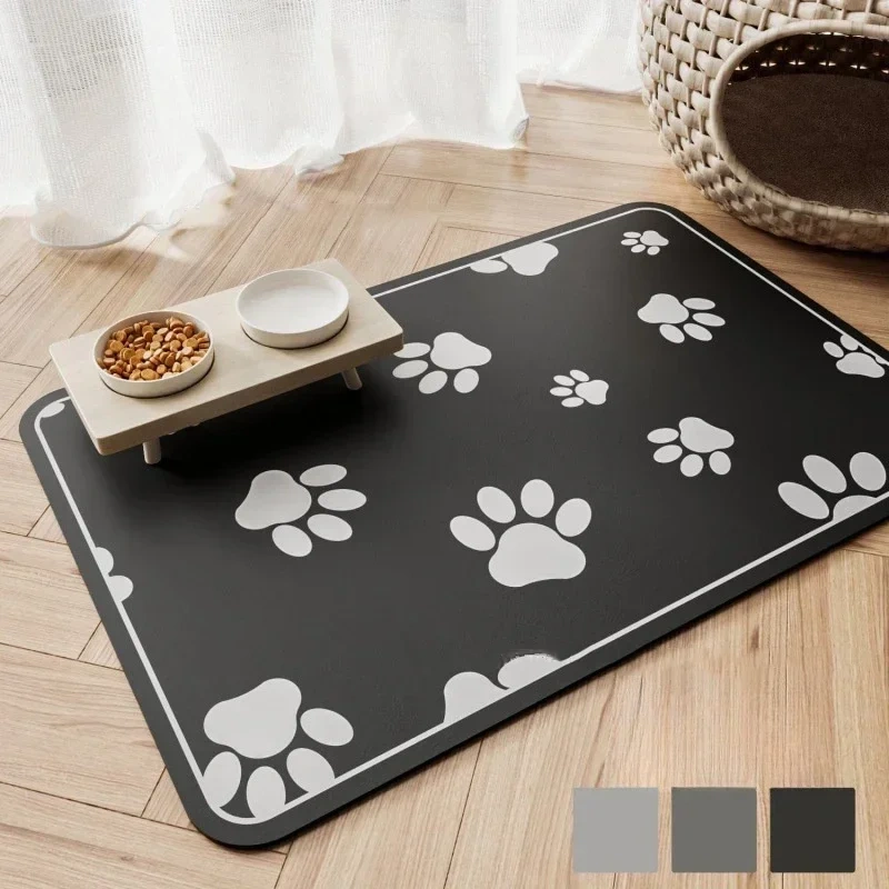 Pet cat and dog meal mats, feeding mats, waterproof, quick drying, easy to clean, beautiful supplies, cat mats, cat products