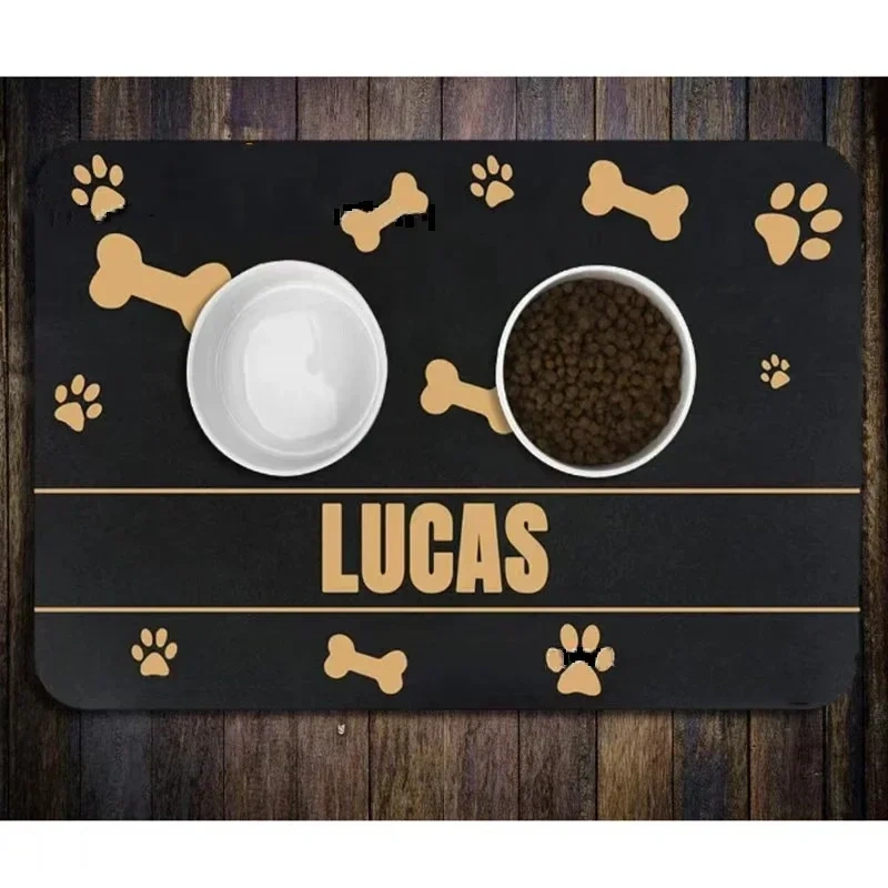 Pet cat and dog meal mats, feeding mats, waterproof, quick drying, easy to clean, beautiful supplies, cat mats, cat products