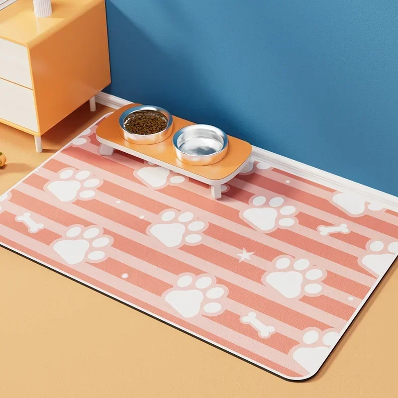 Pet cat and dog meal mats, feeding mats, waterproof, quick drying, easy to clean, beautiful supplies, cat mats, cat products