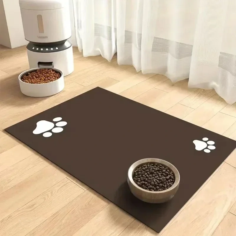 Pet cat and dog meal mats, feeding mats, waterproof, quick drying, easy to clean, beautiful supplies, cat mats, cat products