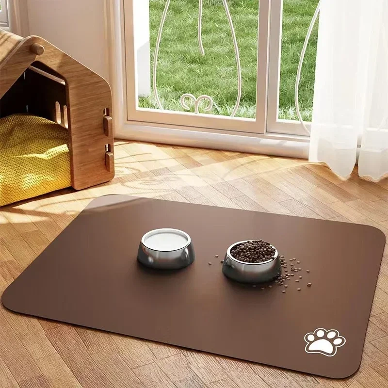 Pet cat and dog meal mats, feeding mats, waterproof, quick drying, easy to clean, beautiful supplies, cat mats, cat products