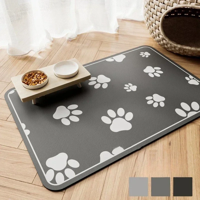Pet cat and dog meal mats, feeding mats, waterproof, quick drying, easy to clean, beautiful supplies, cat mats, cat products