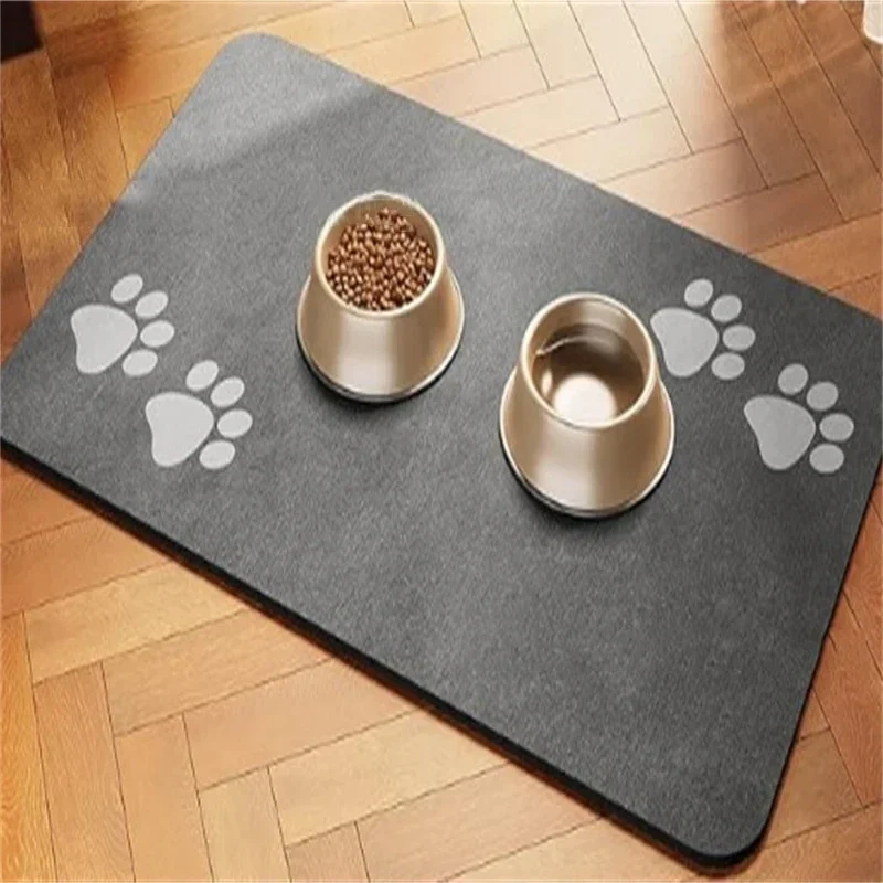 Pet cat and dog meal mats, feeding mats, waterproof, quick drying, easy to clean, beautiful supplies, cat mats, cat products