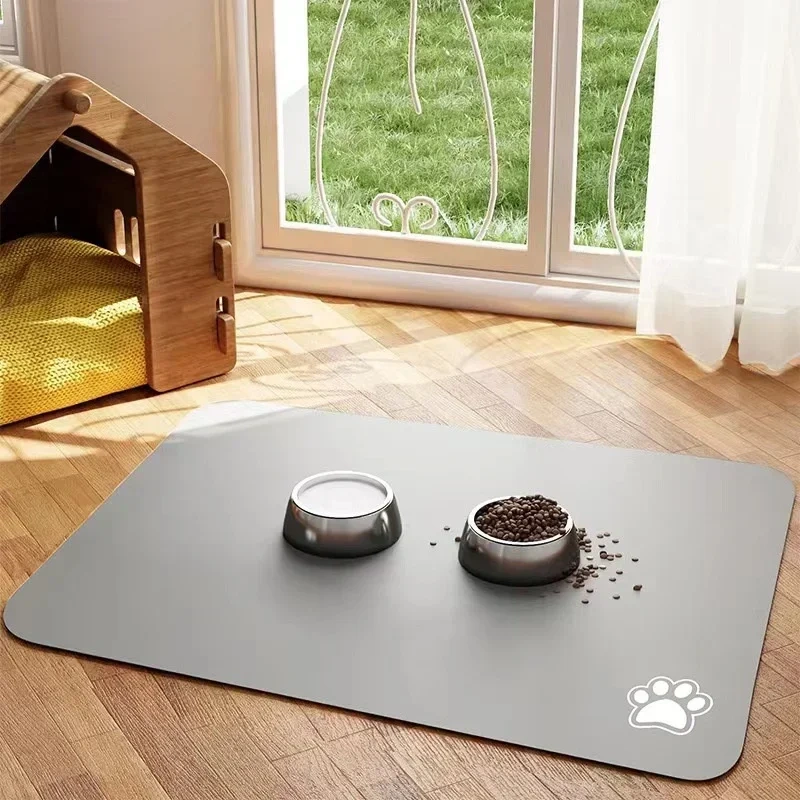 Pet cat and dog meal mats, feeding mats, waterproof, quick drying, easy to clean, beautiful supplies, cat mats, cat products